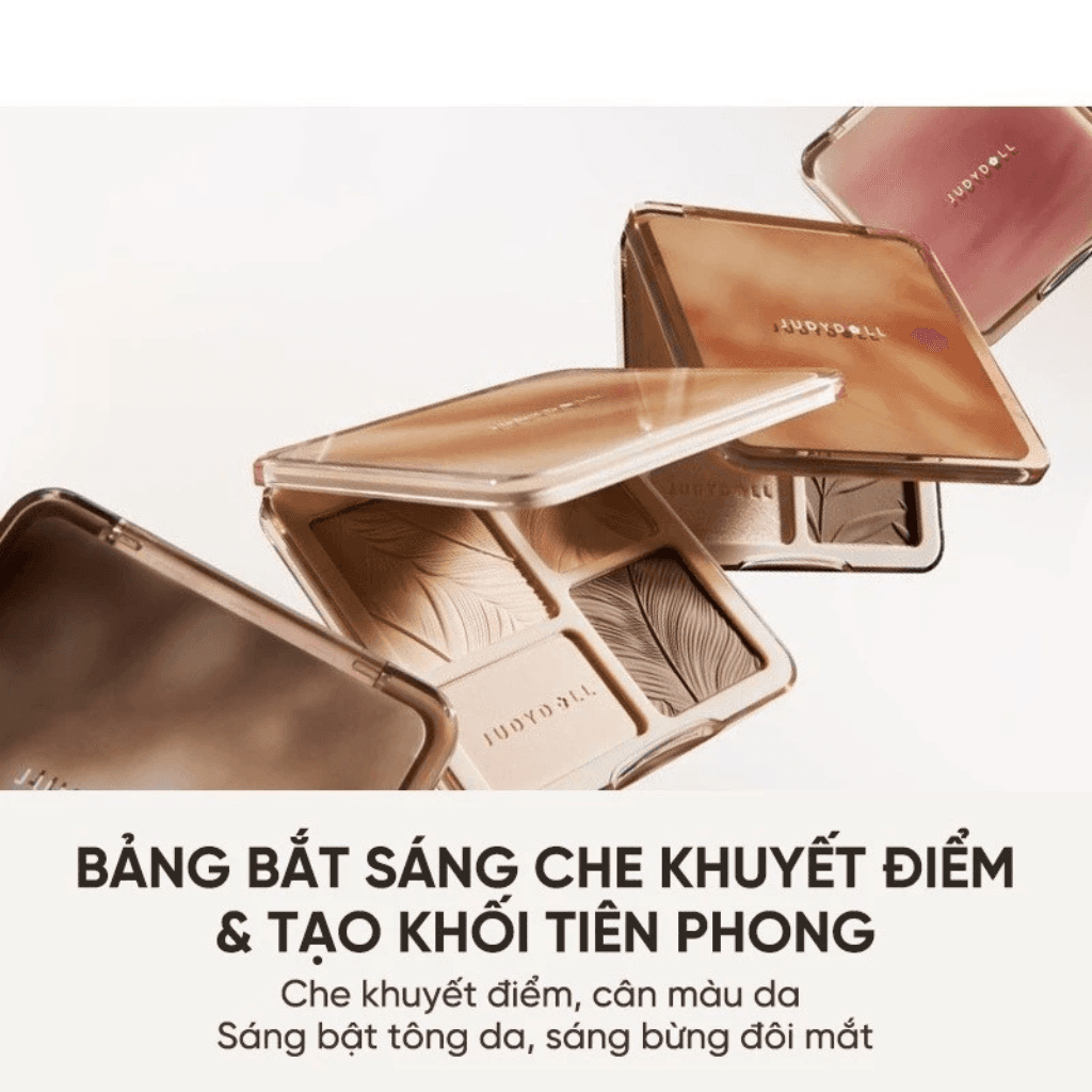 Judydoll  Phấn Bắt Sáng & Tạo Khối Highlight & Contour thumb 2