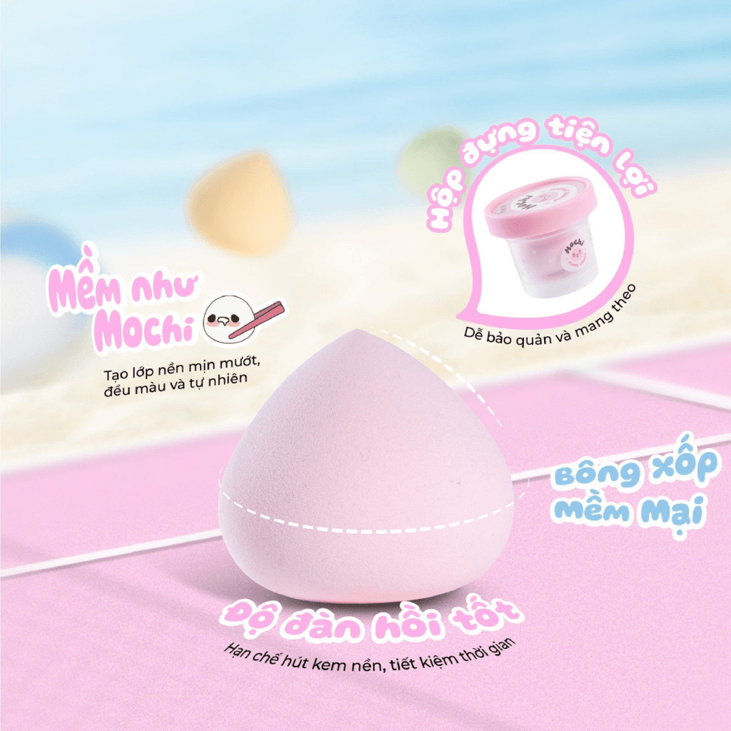 Horus Bông mút trang điểm Mochi Fluffy Sponge thumb 3
