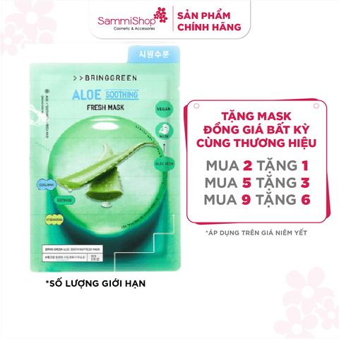SALE TOÀN NHÃN 01.07 - 02.08 Bring Green Mặt nạ giấy Fresh Mask 20g thumb 5