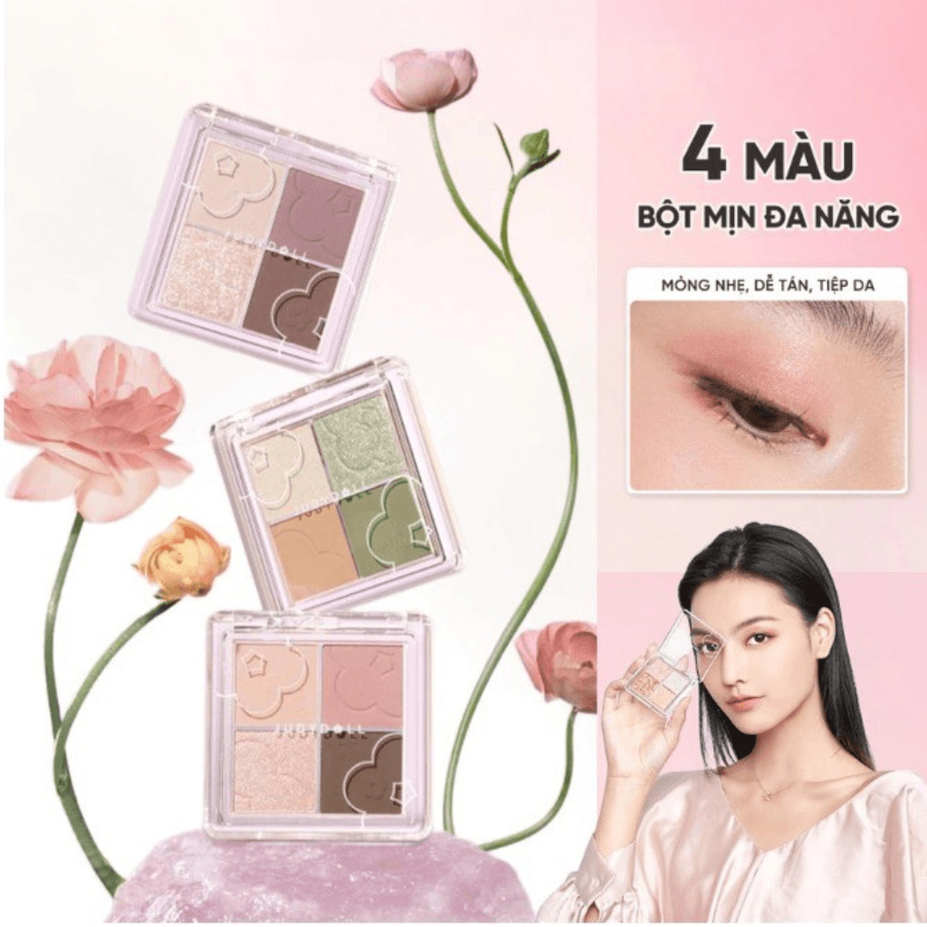 Judydoll Bảng phấn mắt 4-Color Eyeshadow thumb 2