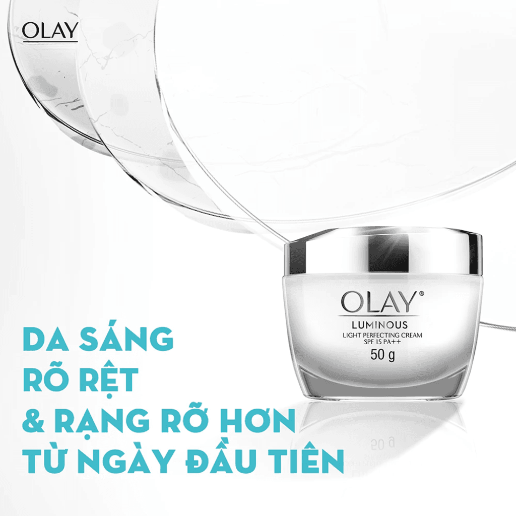 Olay Kem dưỡng ẩm trắng da ban ngày Luminous Light Perfecting Cream 50g thumb 2