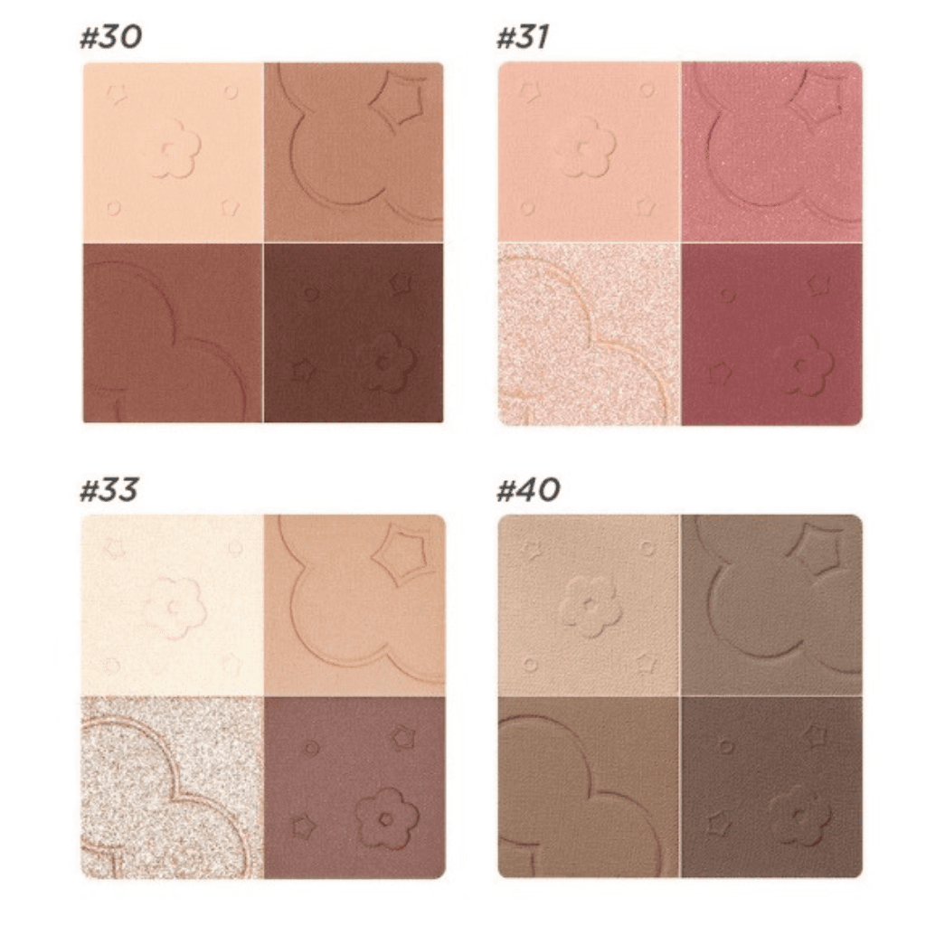Judydoll Bảng phấn mắt 4-Color Eyeshadow thumb 3