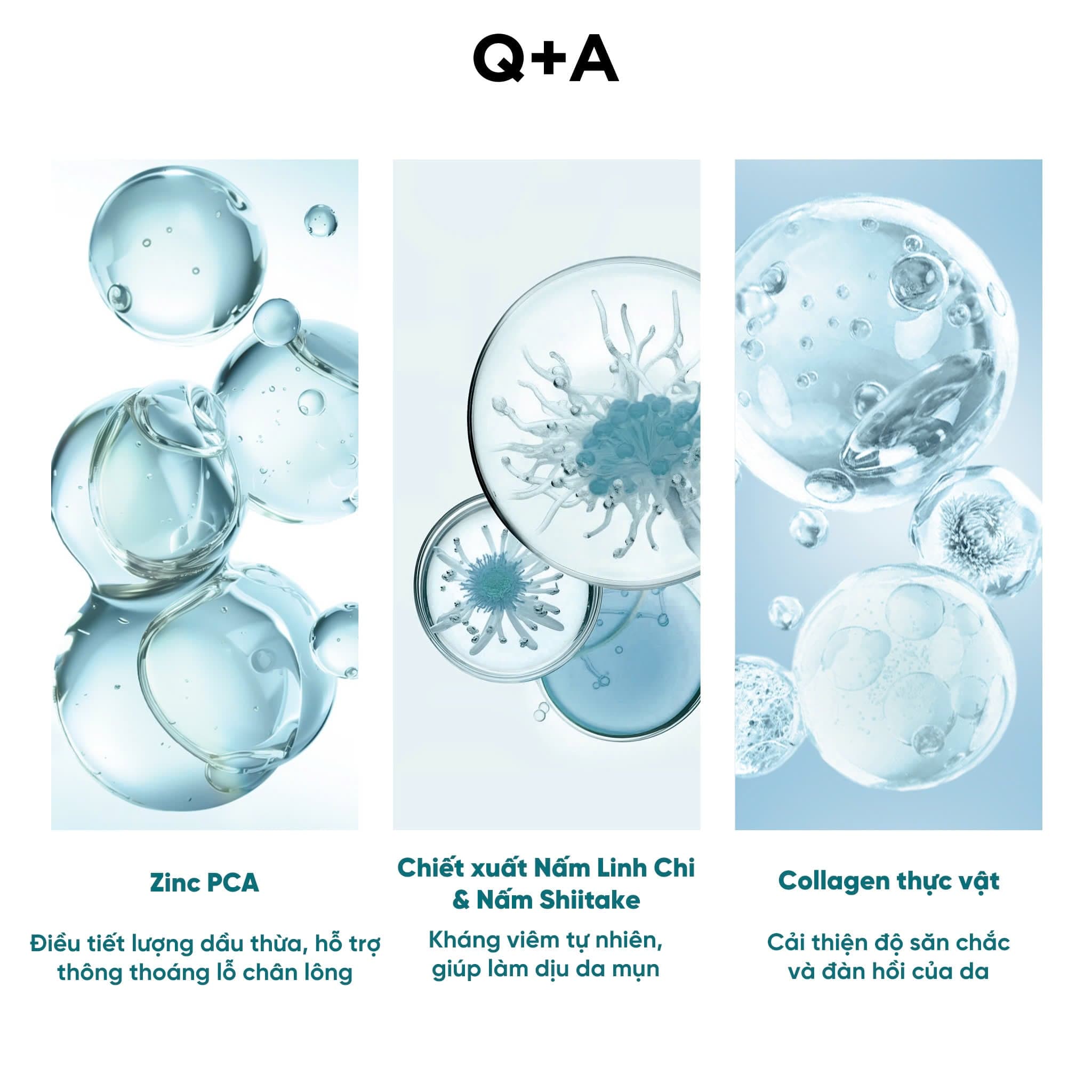 Q+A Tinh chất Zinc PCA Facial Serum 30ml thumb 4