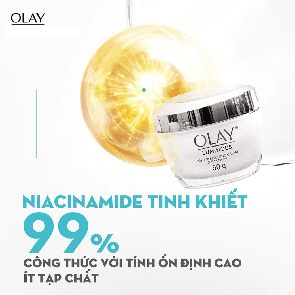Olay Kem dưỡng ẩm trắng da ban ngày Luminous Light Perfecting Cream 50g thumb 4