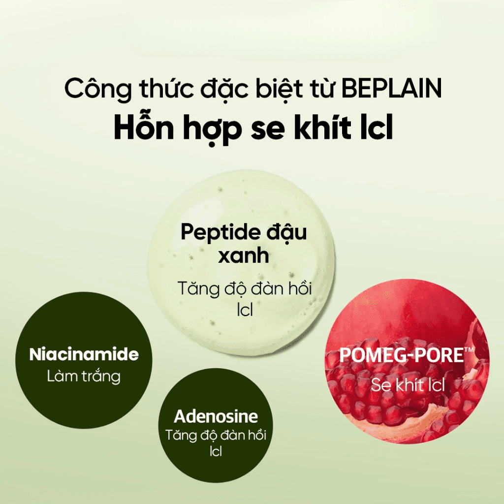 Beplain Tinh chất Mung Bean Pore Tight-Up Serum 30ml thumb 5