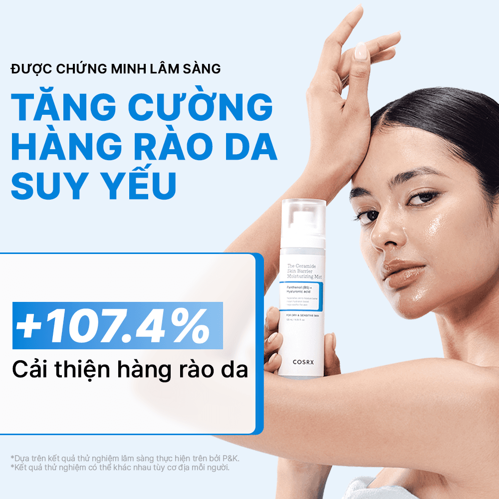 COSRX Xịt dưỡng ẩm The Ceramide Skin Barrier Moisturizing Mist 120ml thumb 3