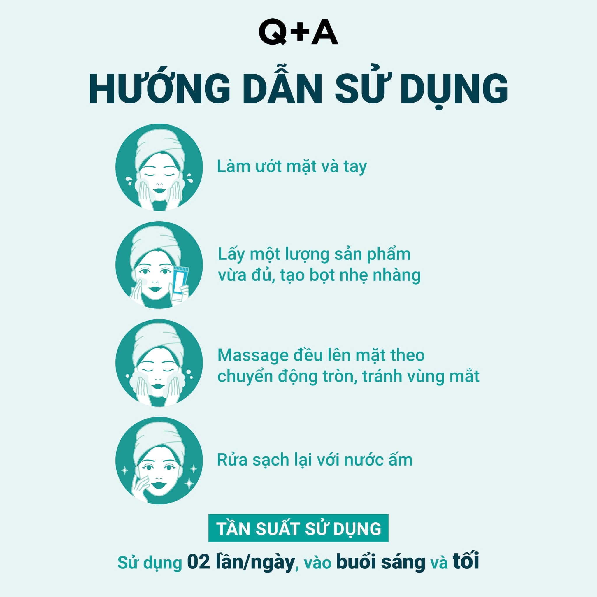 Q+A Sữa rửa mặt Niacinamide Gentle Exfoliating Cleanser 125ml thumb 8