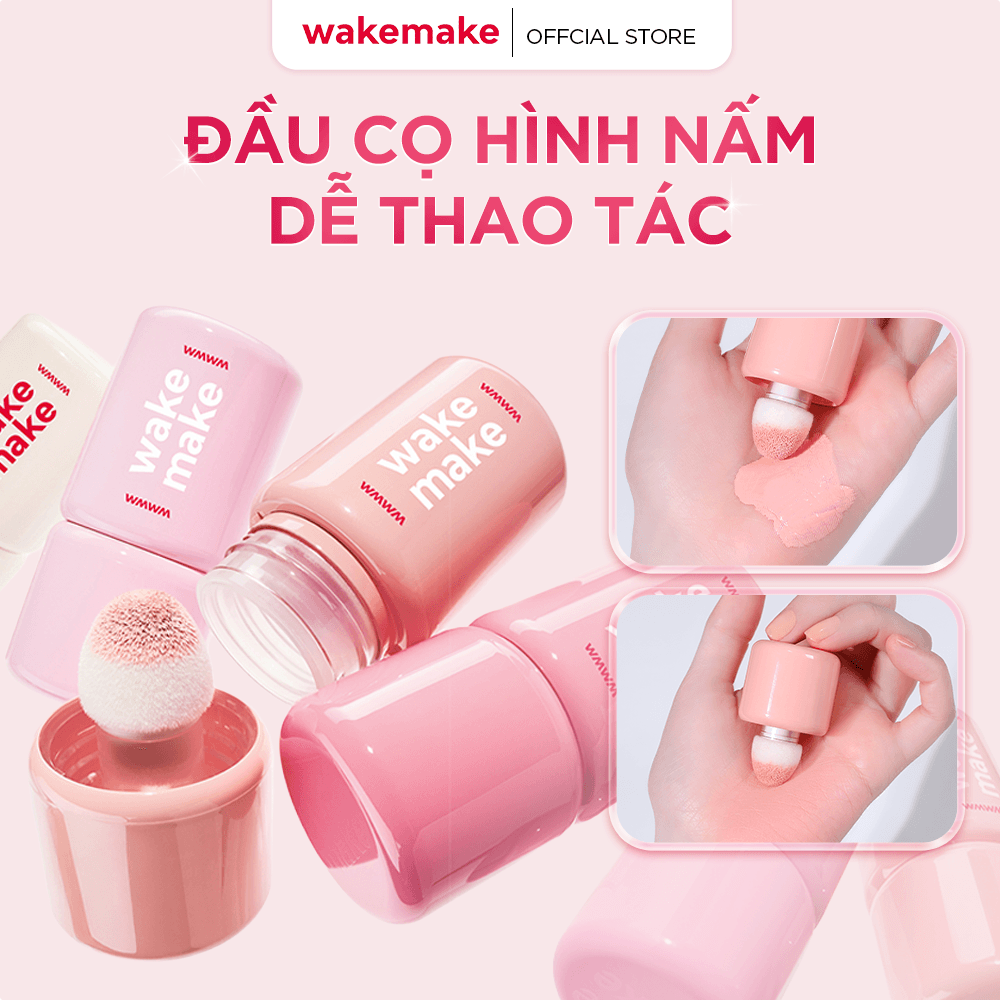 Wakemake Phấn má Shaking Blur Cheek 4g thumb 7