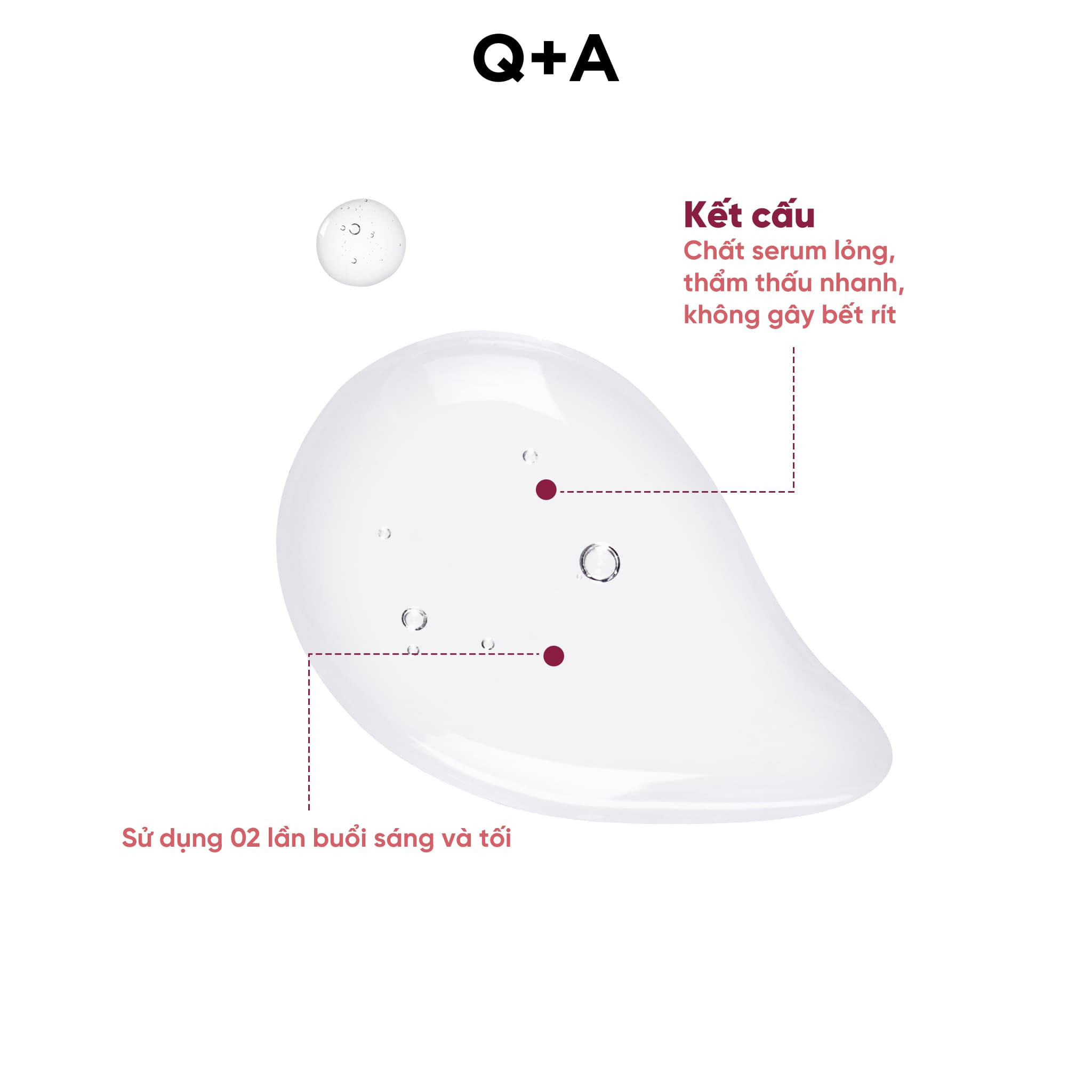 Q+A Tinh chất Hyaluronic Acid Facial Serum 30ml thumb 6