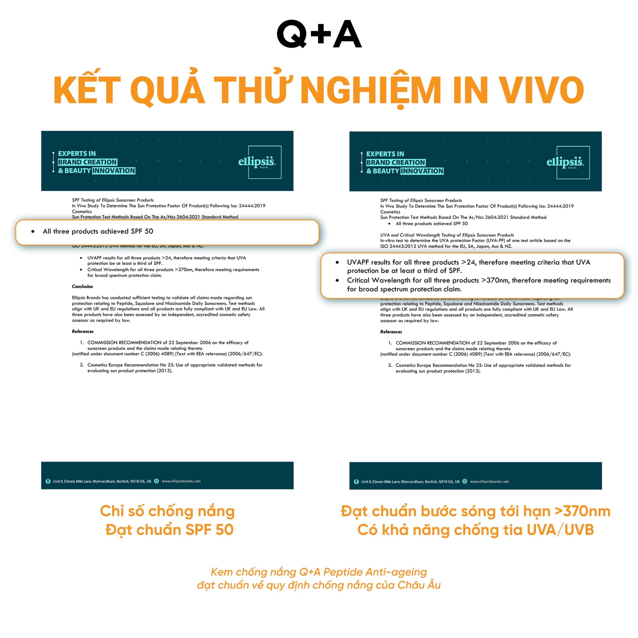 Q+A Kem chống nắng Peptide Anti-Ageing Daily Sunscreen 50ml thumb 7