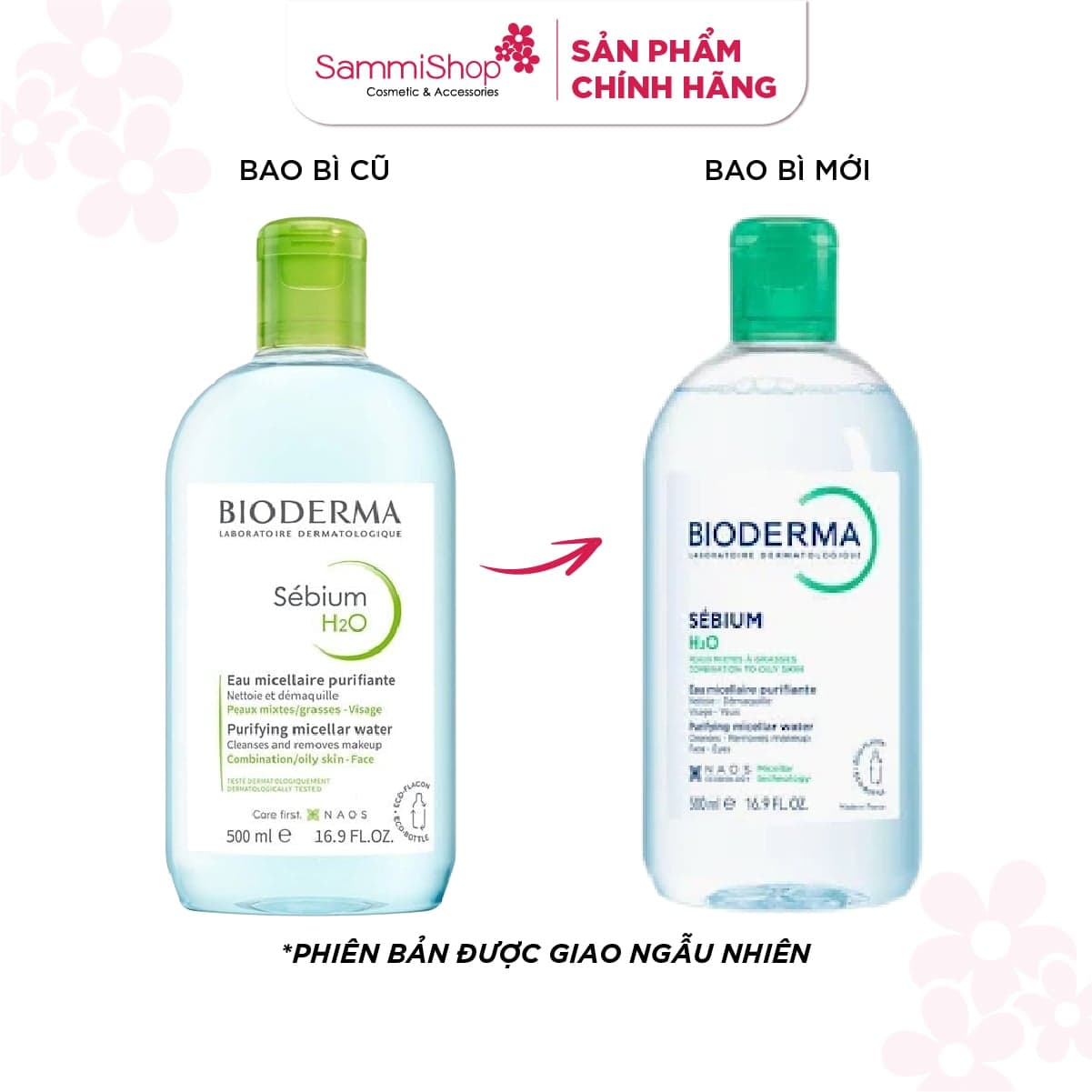 Bioderma Nước tẩy trang Sebium H2O 500 ml thumb 2