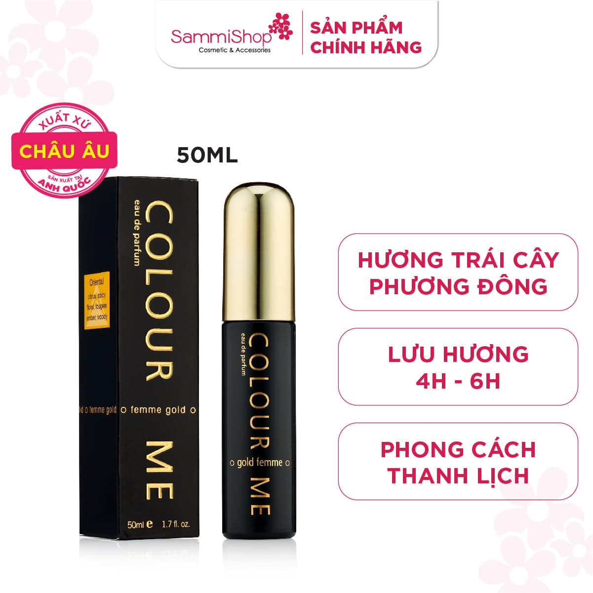 Colour Me Nước hoa Gold Femme Eau De Parfum thumb 1