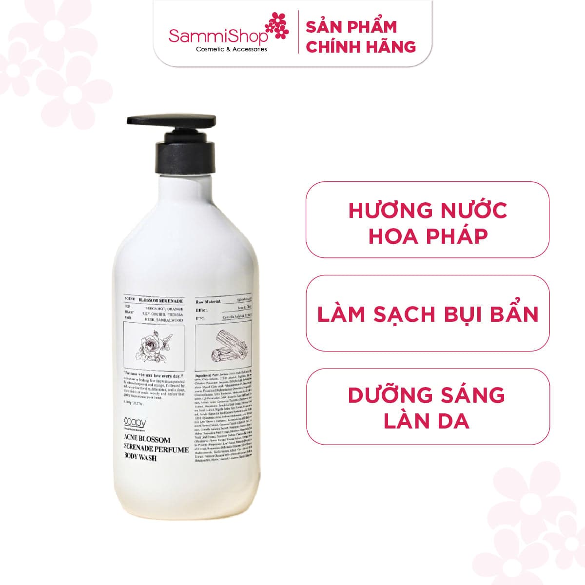 Coopy Sữa tắm Acne Blossom Serenade Perfume Body Wash 1000g thumb 1