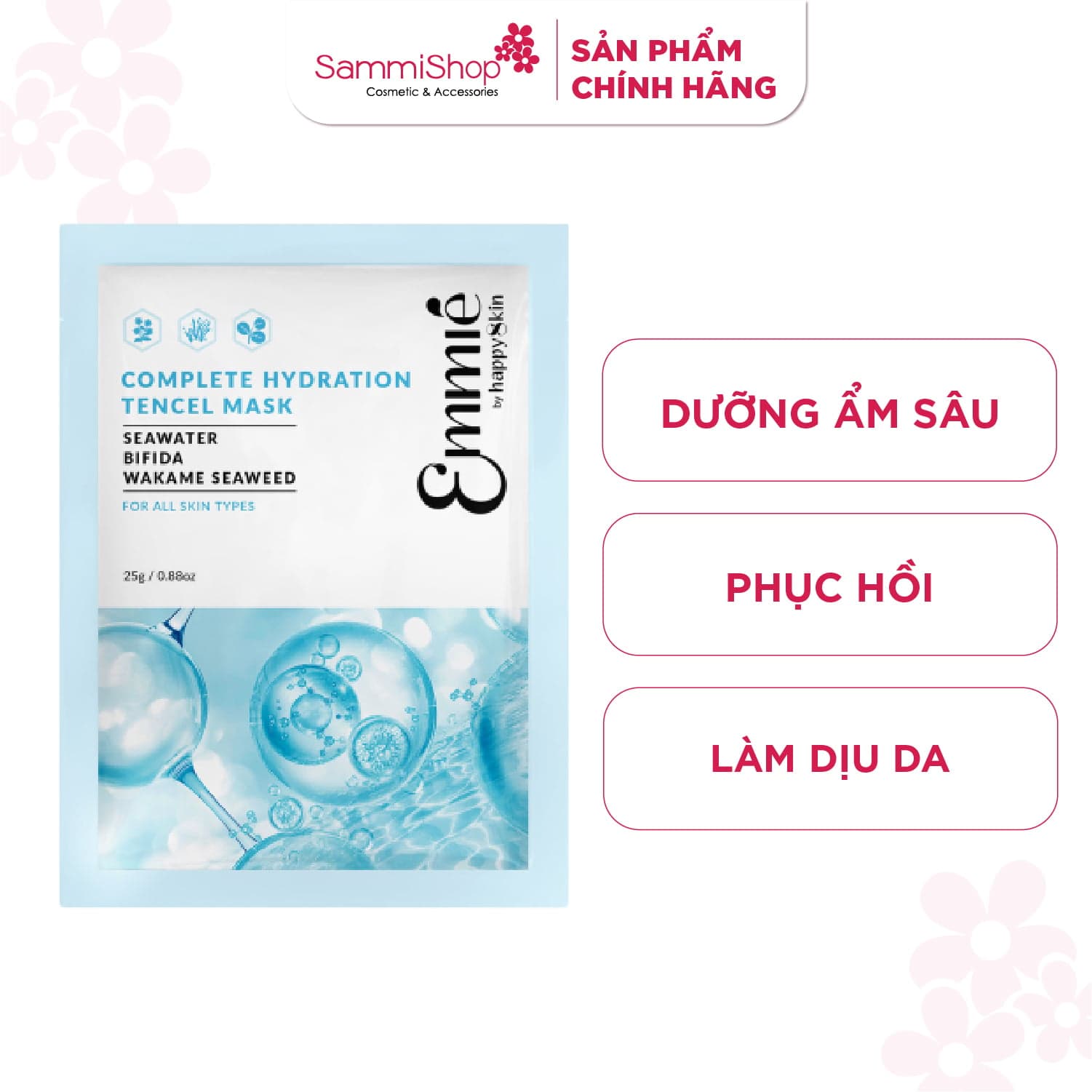 Emmie by Happyskin Mặt Nạ Tencel Mask 25g thumb 3