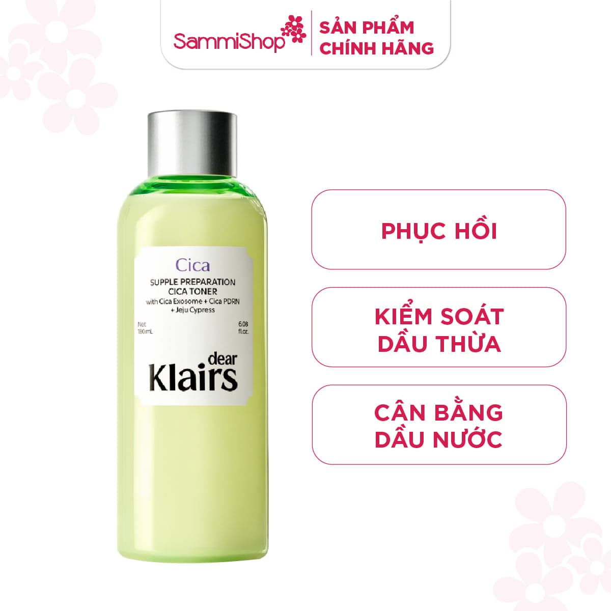 Dear Klairs Nước hoa hồng Supple Preparation Cica Toner 180ml thumb 2