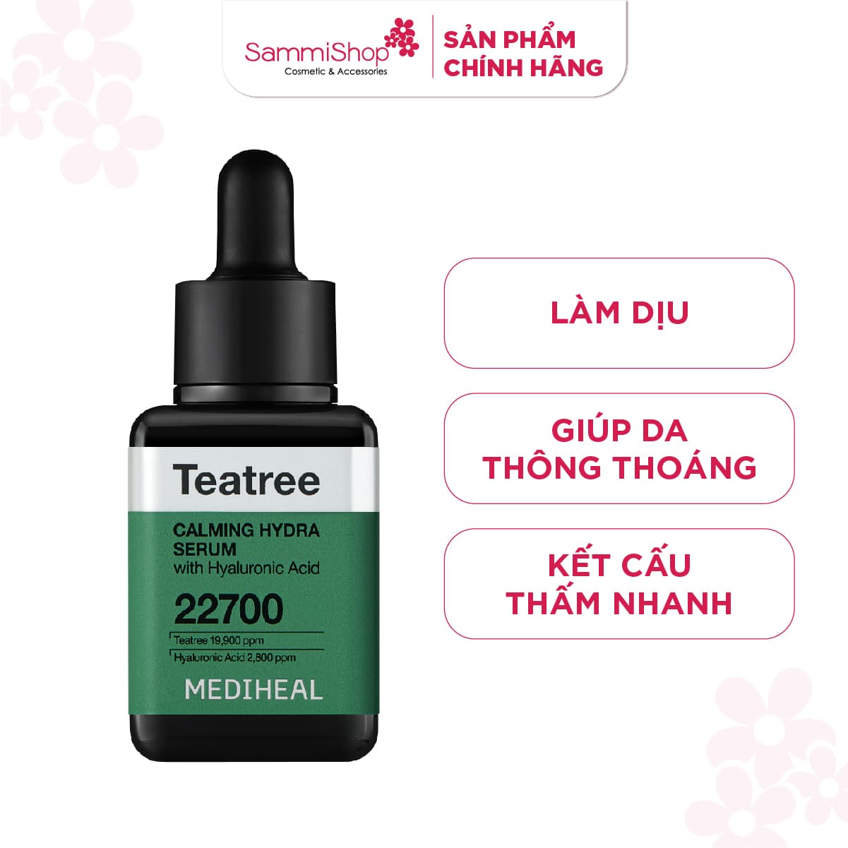 Mediheal Tinh chất Teatree Calming Hydra Serum 40ml thumb 2