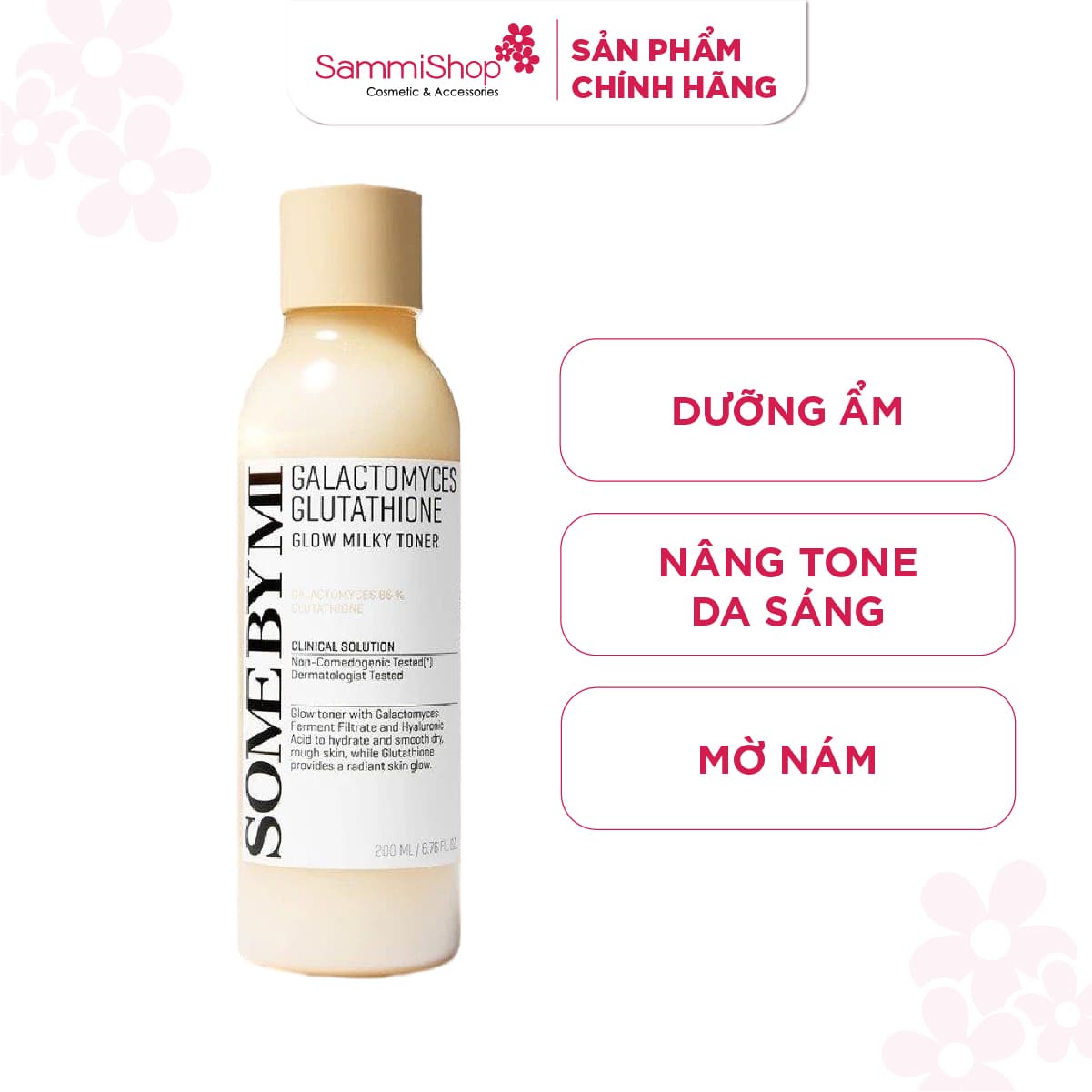 Some By Mi Nước Hoa Hồng Galactomyces Glutathione Glow Milky Toner 200ml thumb 2