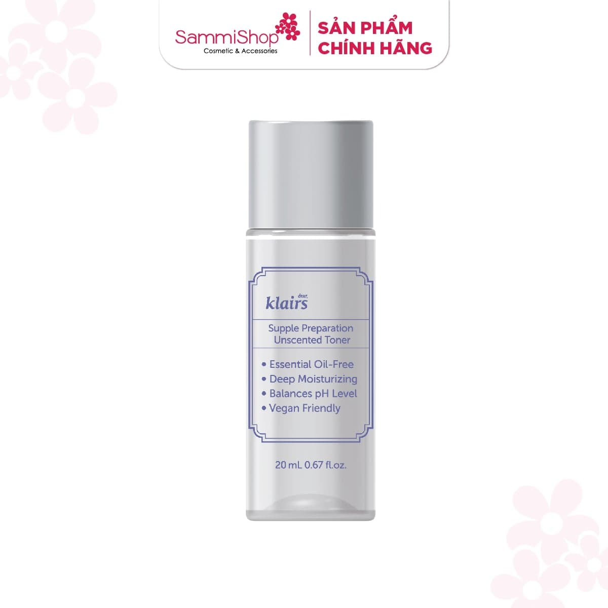 [HÀNG TẶNG KHÔNG BÁN] QT Dear, Klairs Nước hoa hồng Supple Preparation Unscented Toner 20ml