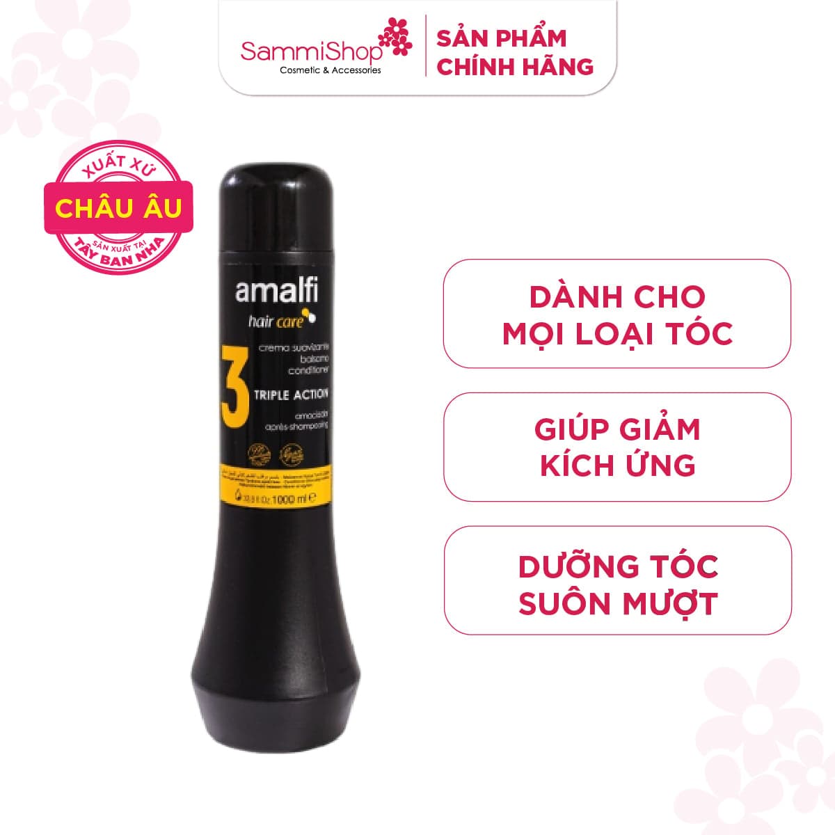 Amalfi Dầu xả Triple Action Conditioner 1000ml thumb 1