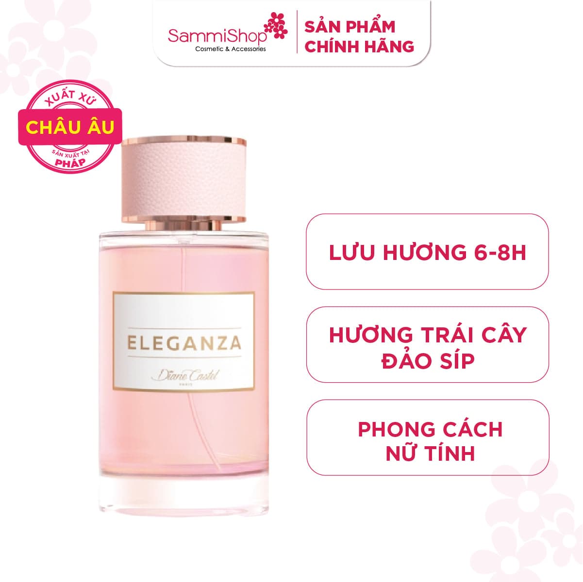 Diane Castel Paris Nước hoa Eleganza Eau De Parfum 100ml thumb 1