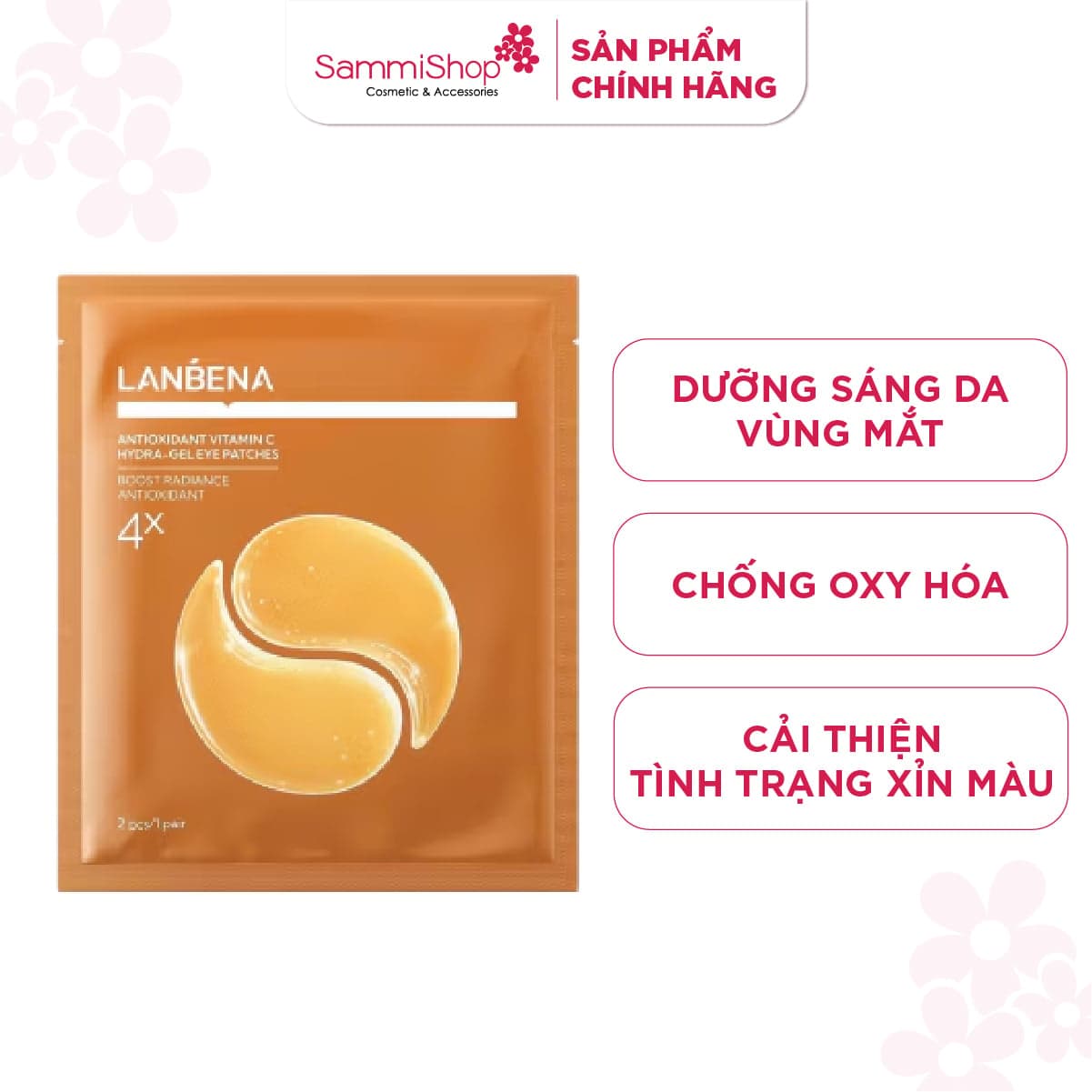 Lanbena Mặt nạ mắt 21g thumb 2