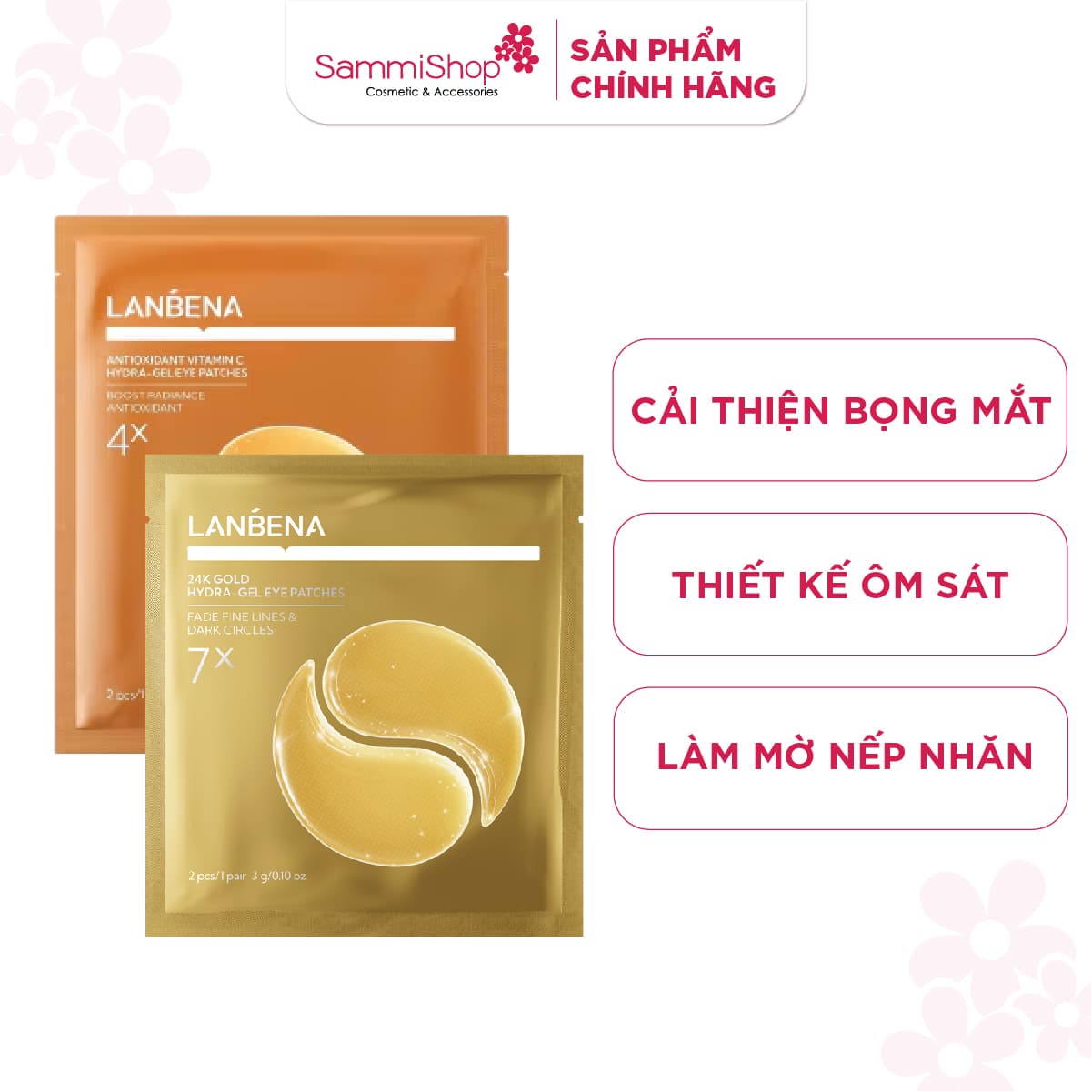 Lanbena Mặt nạ mắt 21g thumb 1