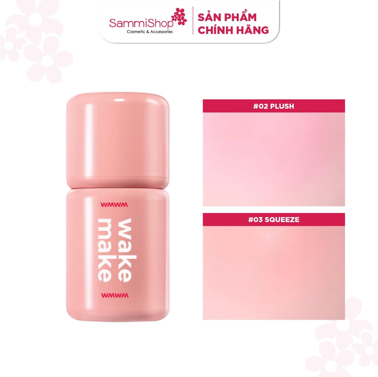 Wakemake Phấn má Shaking Blur Cheek 4g thumb 2