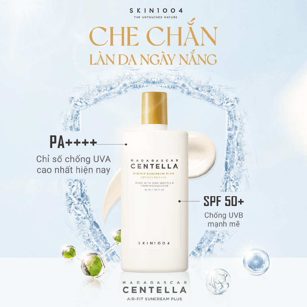 Skin1004 Kem chống nắng Madagascar Centella Air-Fit SunCream Plus SPF50+ PA++++ 50ml thumb 6