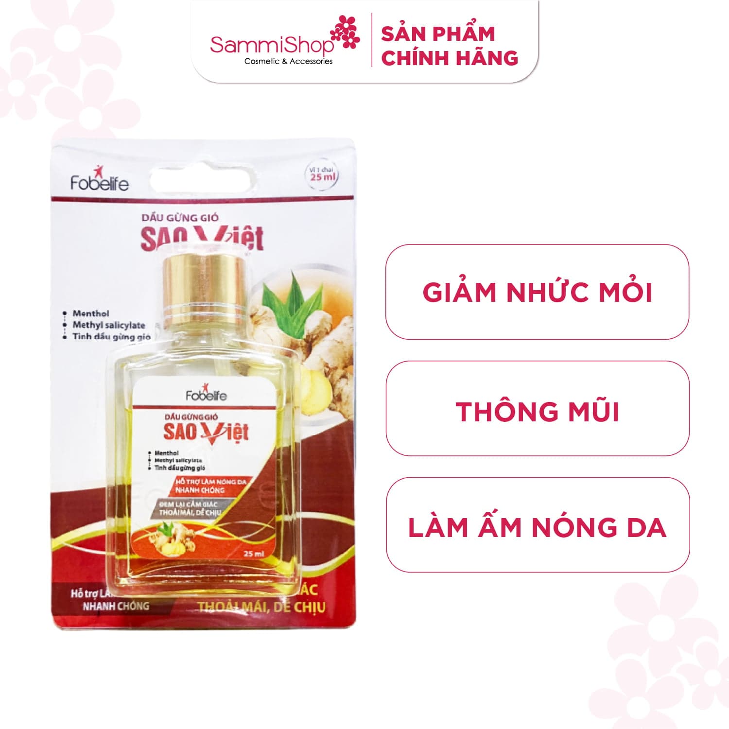 Fobelife Dầu Gừng Gió Sao Việt thumb 1