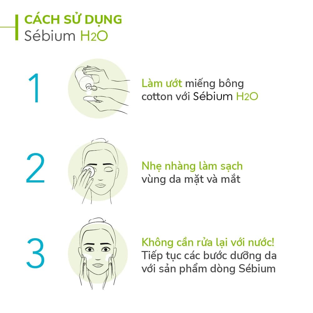 Bioderma Nước tẩy trang Sebium H2O 500 ml thumb 4
