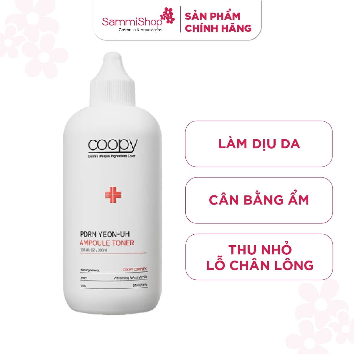 Coopy Nước hoa hồng  dưỡng ẩm da PDRN yeon uh ampoule toner 300ml thumb 1
