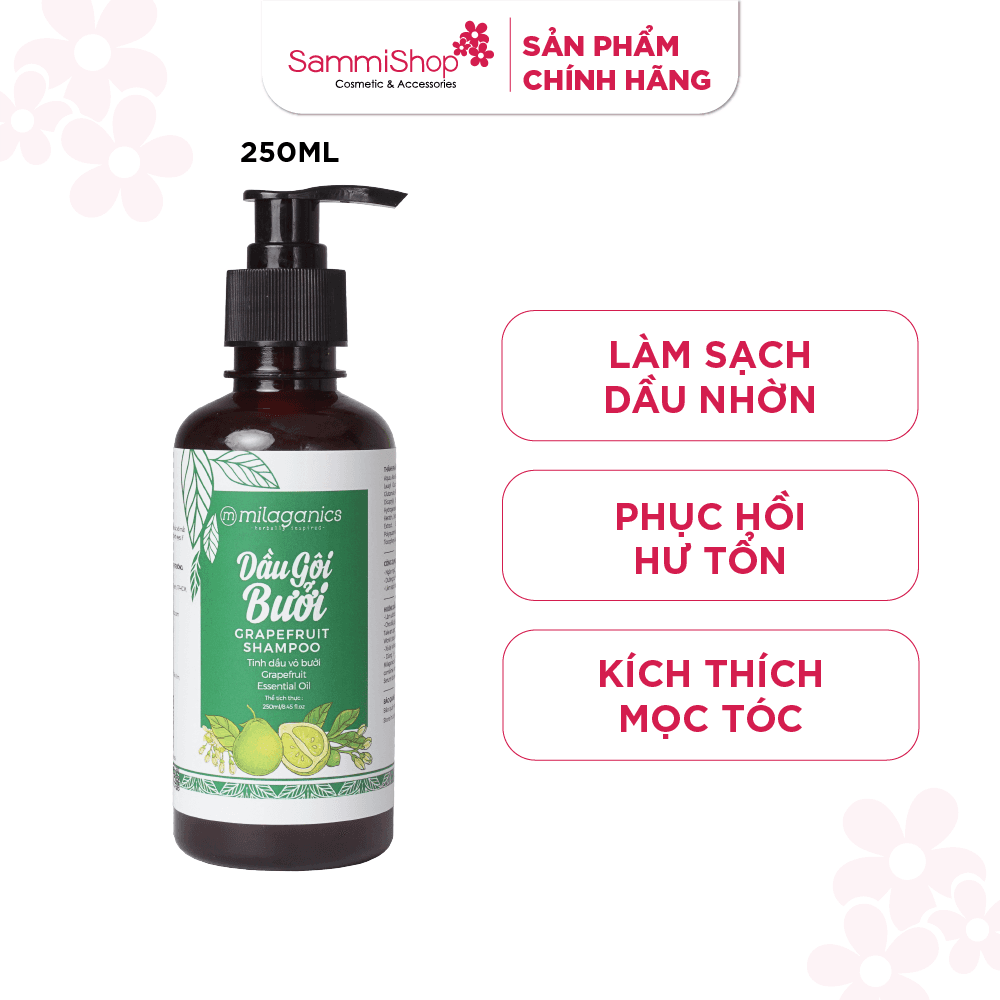 Dầu gội bưởi Milaganics thumb 3