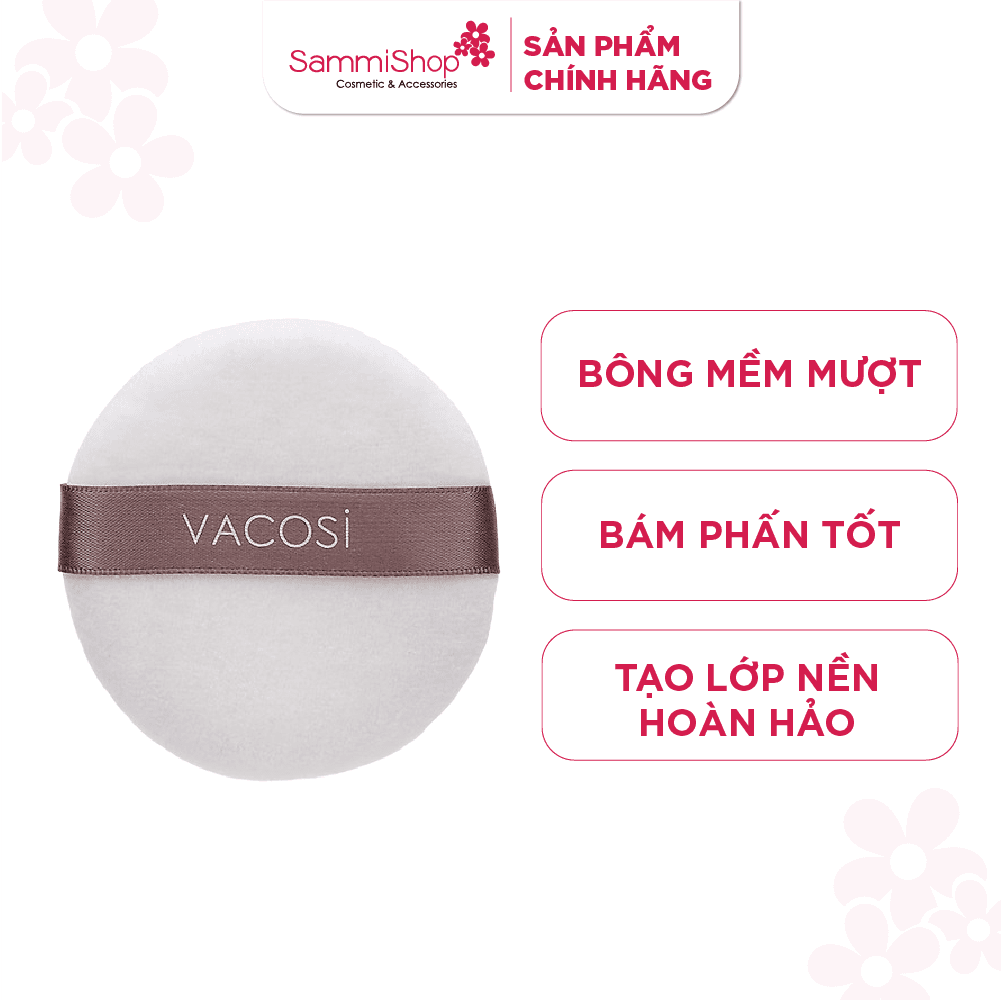 Vacosi Bông phấn khô tròn nhỏ thumb 3