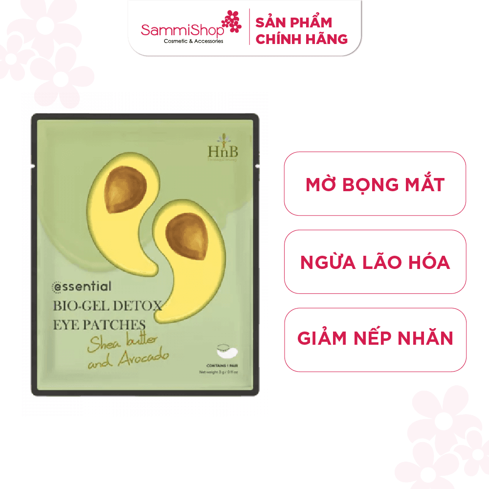 HNB Mặt nạ dưỡng da vùng mắt Essential Detox Bio-Gel Eye Patches thumb 1