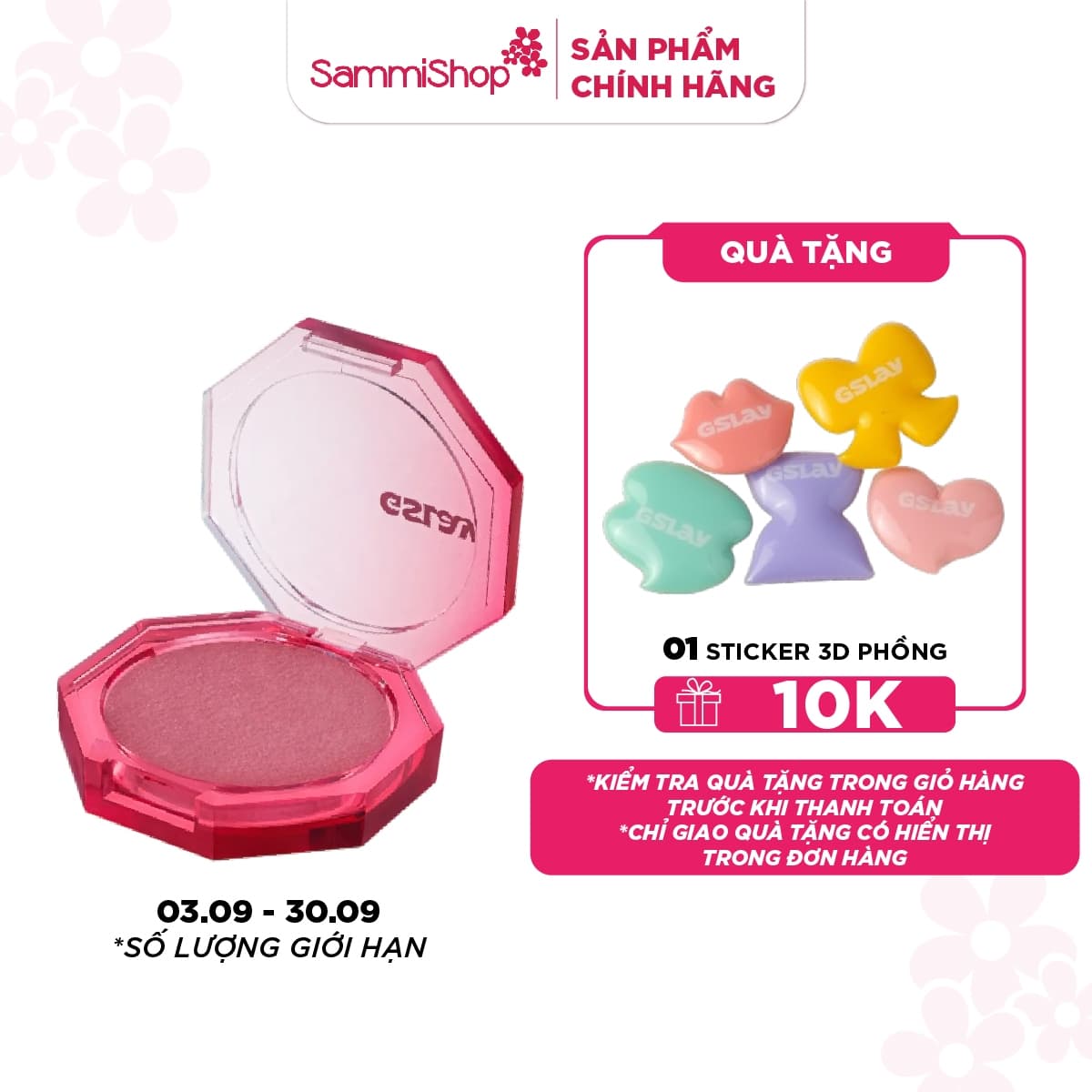 Gslay phấn má Gslay Sorbet Cheek Blush 5g thumb 1