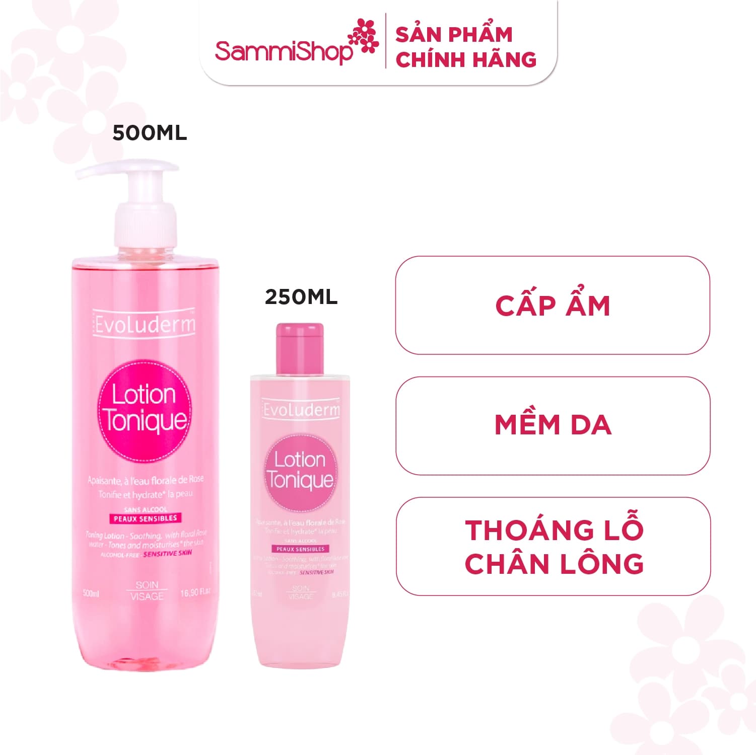 Evoluderm Nước hoa hồng Lotion Tonique Apaisante Peaux Sensibles thumb 1