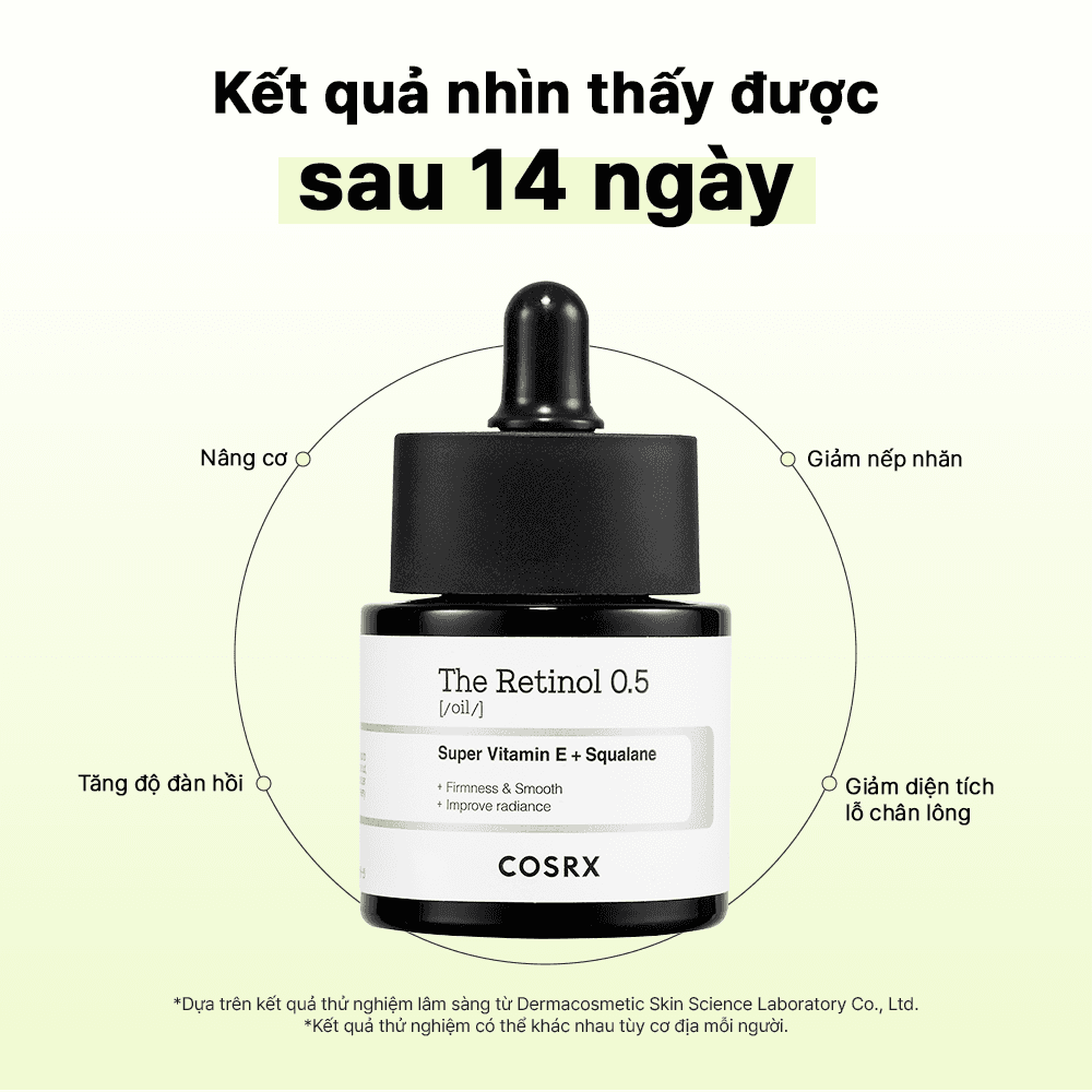 COSRX Dầu dưỡng The Retinol 0.5 Oil 20mL thumb 5
