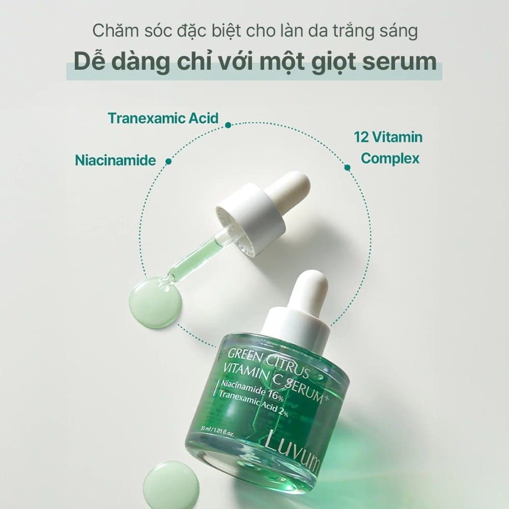 Luvum Tinh chất Green Citrus Serum Vitamin C 30ml thumb 4