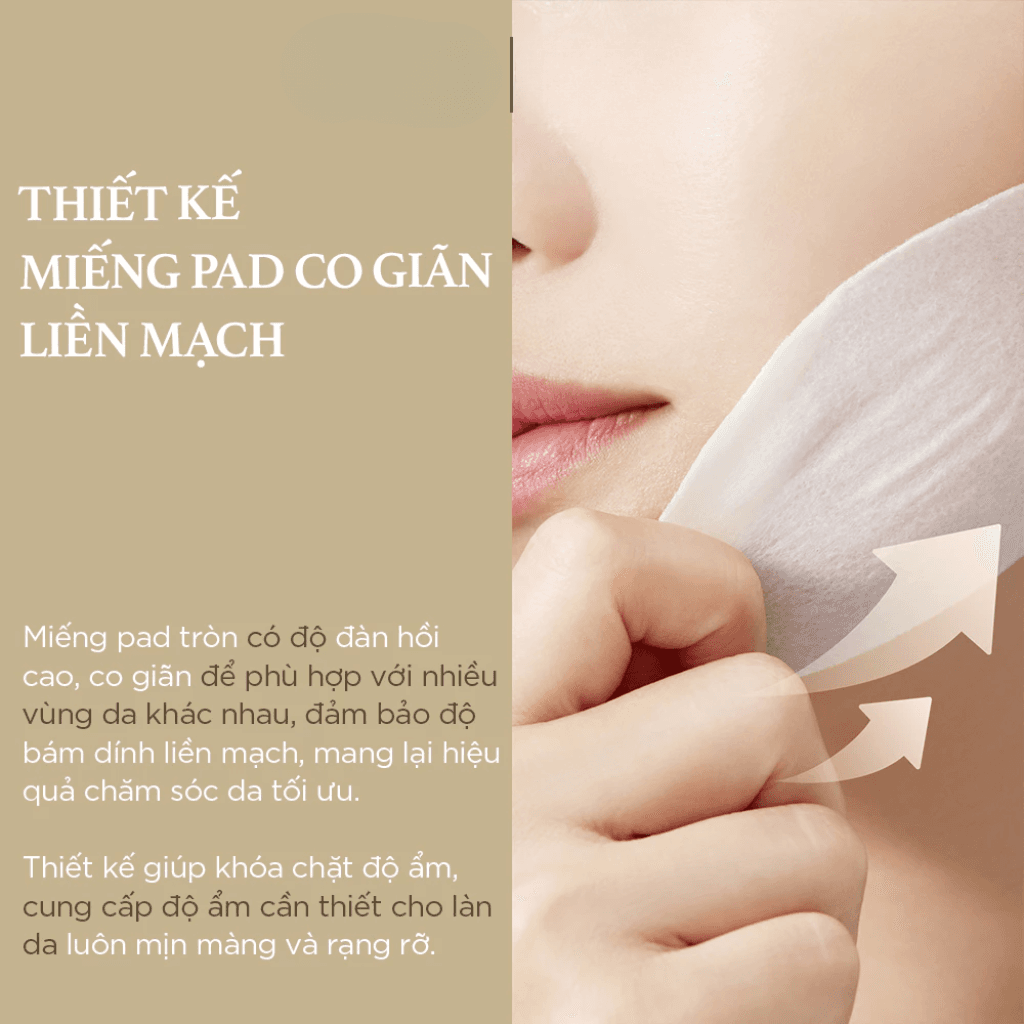 I'm From Miếng cotton thấm nước hoa hồng Rice Toner Pad 140ml thumb 8