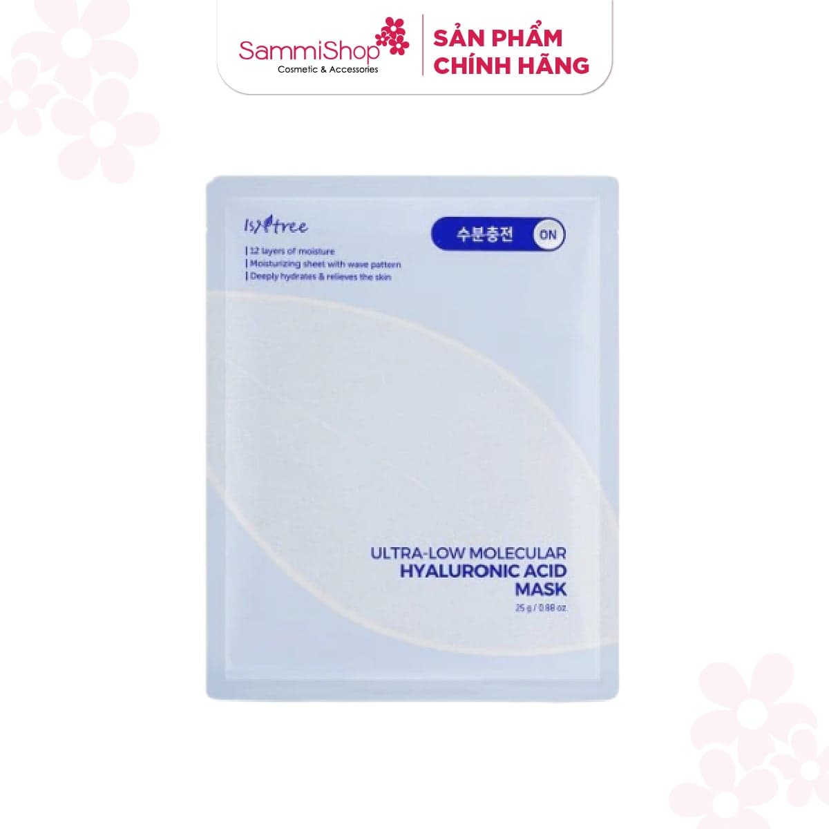 [HÀNG TẶNG KHÔNG BÁN] QT Isntree Mặt Nạ Giấy Ultra-Low Molecular Hyaluronic Acid Mask 25g
