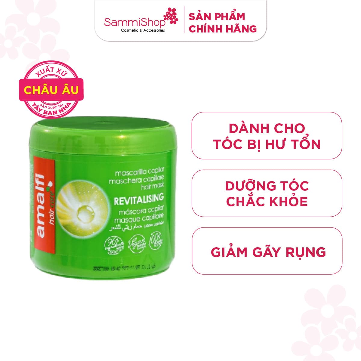 Amalfi Mặt nạ dưỡng tóc Revitalising Hair Mask 500ml thumb 1