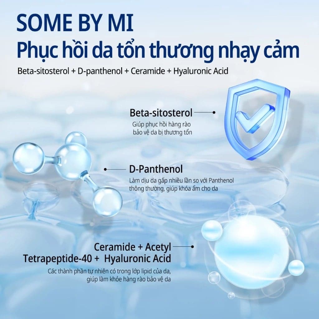 Some By Mi Hộp mặt nạ giấy Beta Panthenol Repair Daily Mask 370ml (hộp 30 miếng) thumb 5