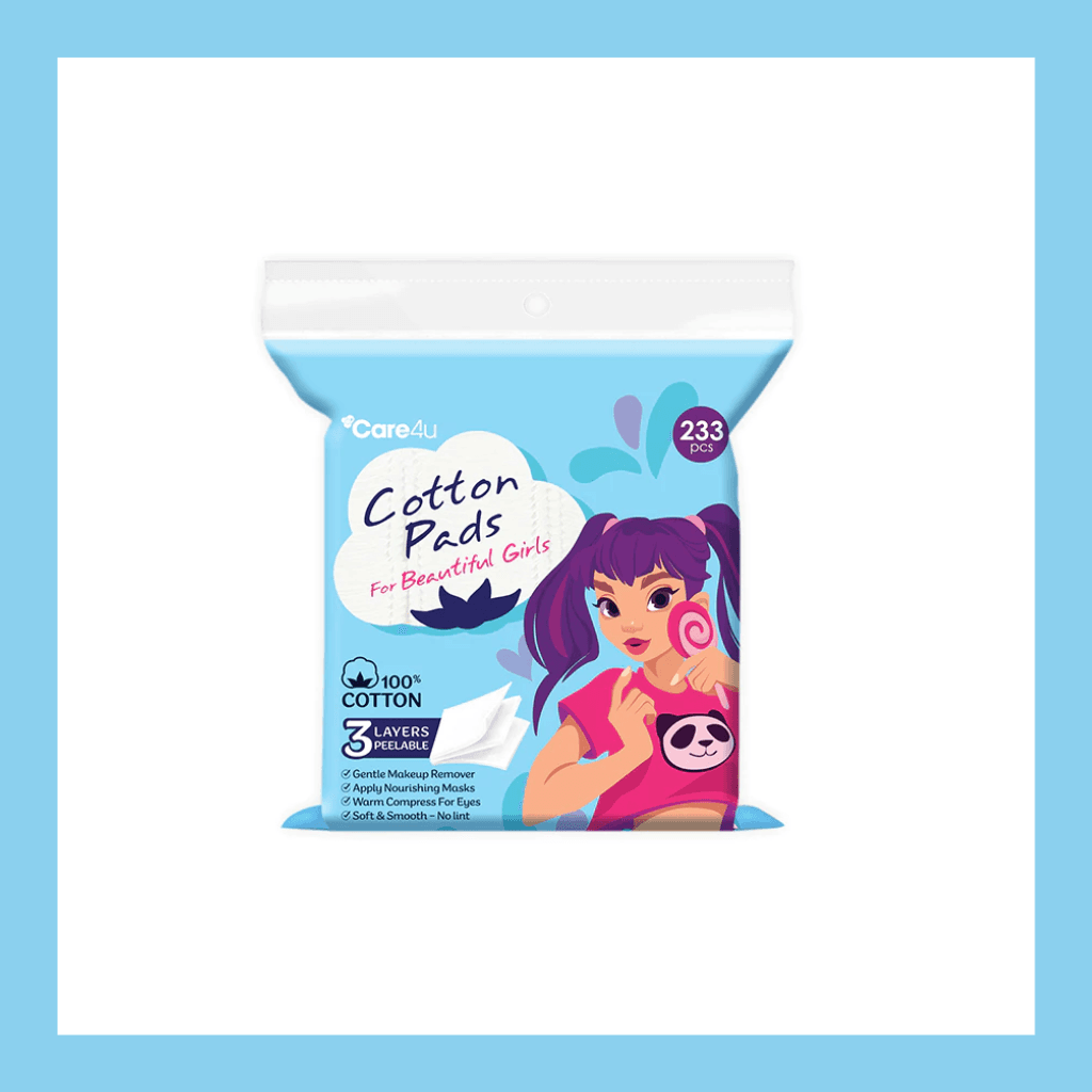 Care4u Bông tẩy trang 3 lớp 233 miếng thumb 2