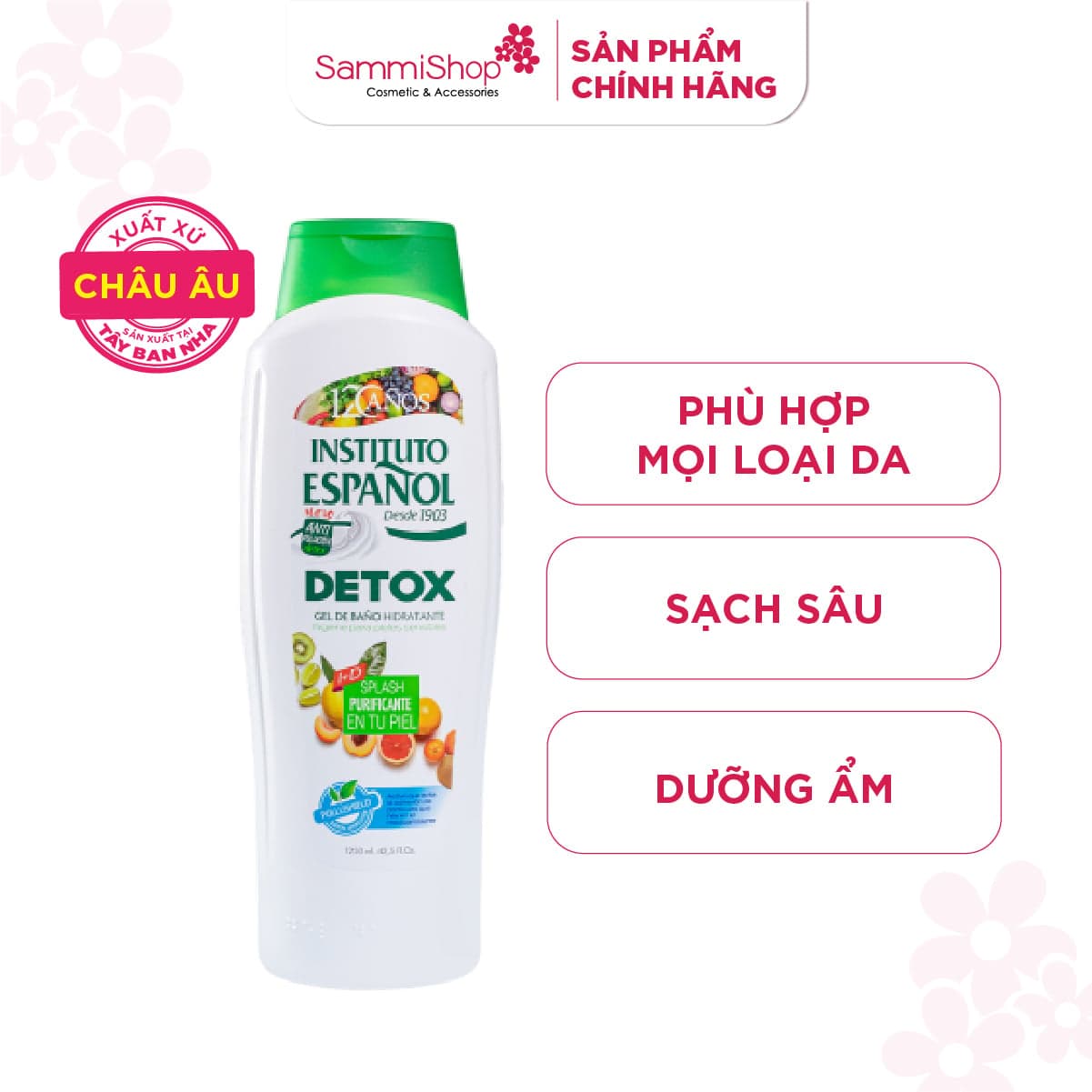 Instituto Español Gel tắm Detox Gel De Baño Hidratante 1250ml thumb 1