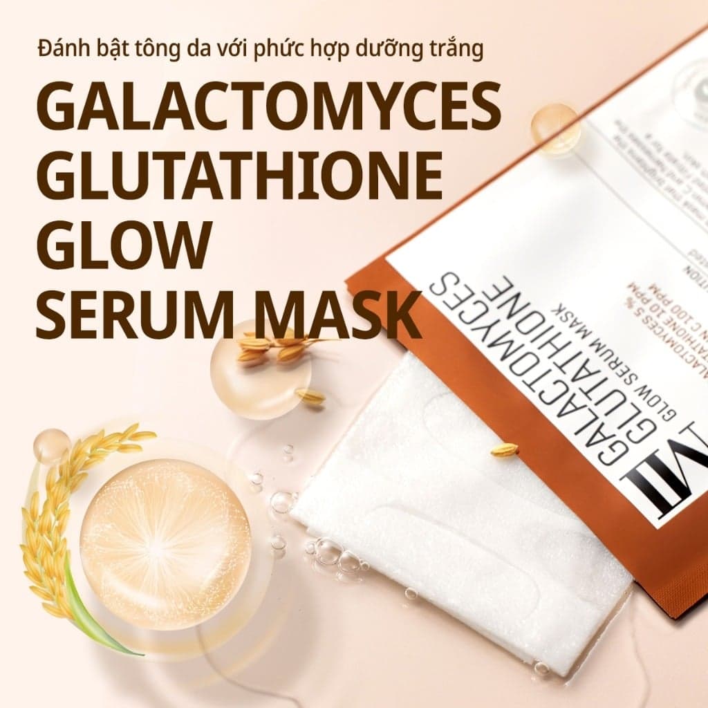 Some By Mi Mặt nạ giấy Galactomyces Glutathione Glow Serum Mask 22g thumb 1