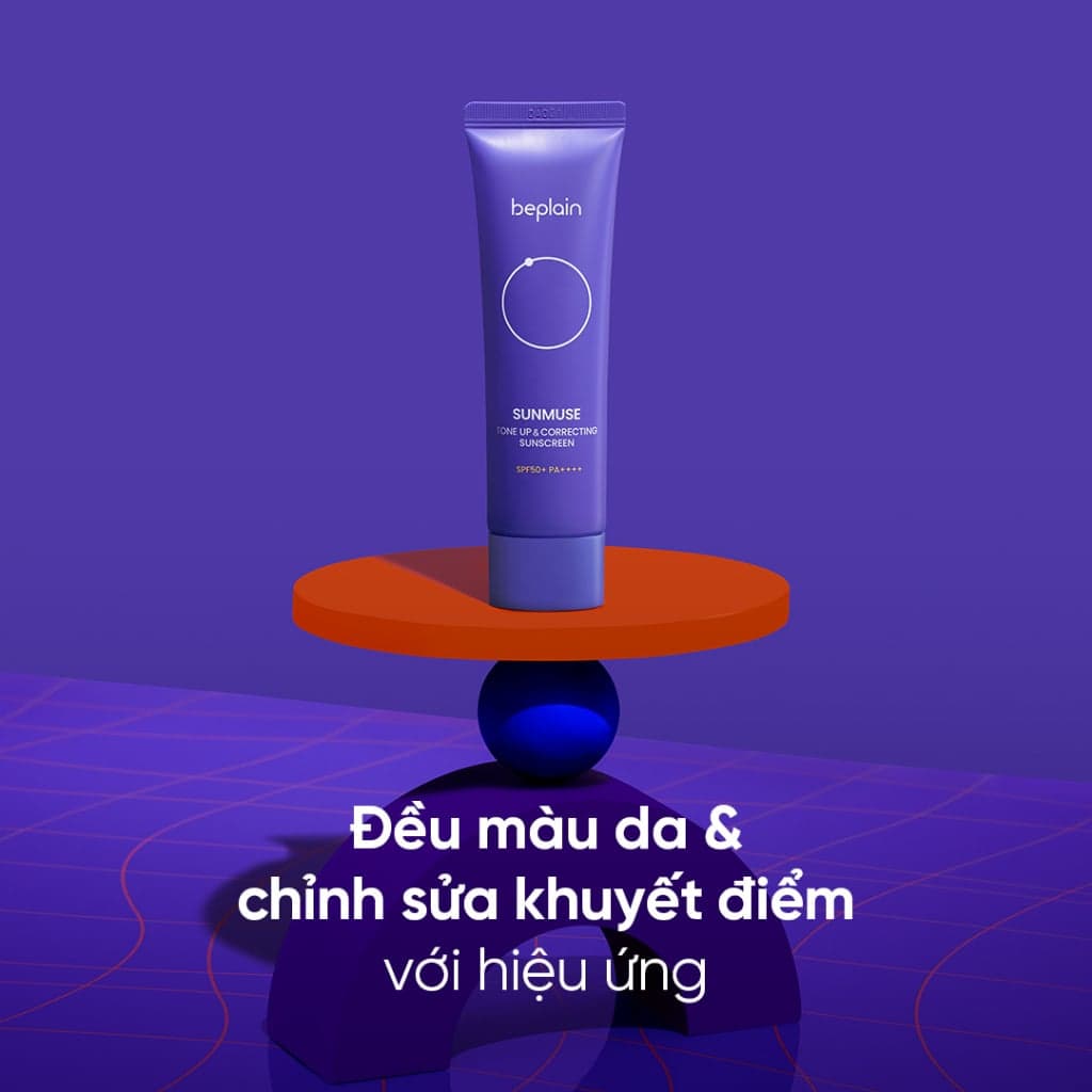 Beplain Kem chống nắng Sunmuse Tone-Up & Correcting Sunscreen SPF50+ PA++++ 50ml thumb 7