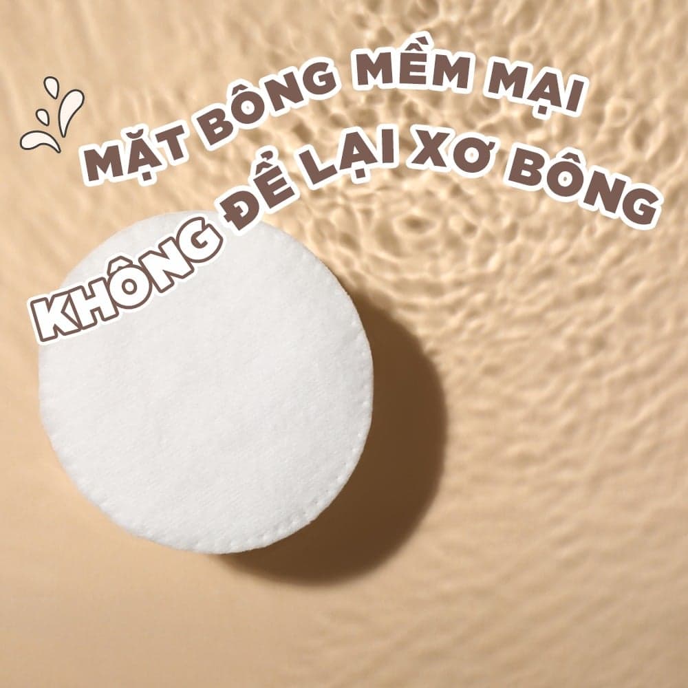 Horus Bông tẩy trang Soft Cotton Pads 120 pads thumb 5