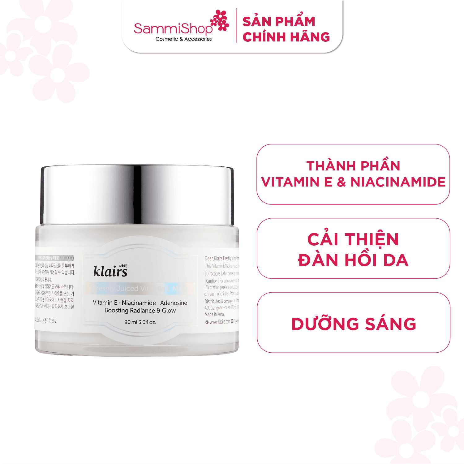 Dear, Klairs Mặt nạ Freshly Juiced Vitamin E Mask 90g thumb 2