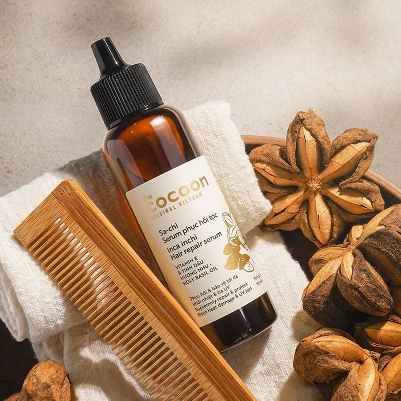 Cocoon Serum dầu Sachi phục hồi tóc hư tổn (70ml) thumb 3