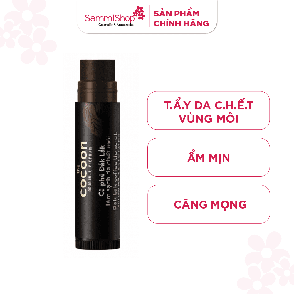 Tẩy da chết môi Cocoon cà phê Đak Lak (5g) thumb 1